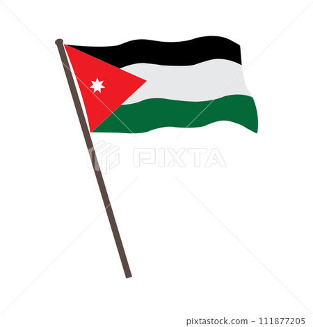 Jordan flag logo Jordan flag logo 111877205