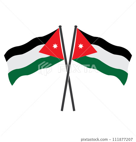 Jordan flag logo Jordan flag logo 111877207