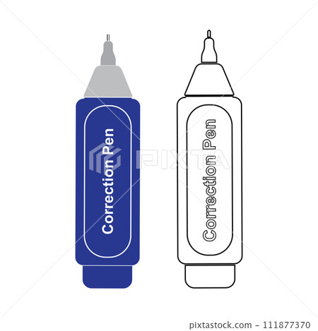 Correction pen icon 111877370