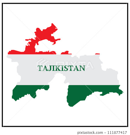 Tajikistan map icon Tajikistan map icon 111877417