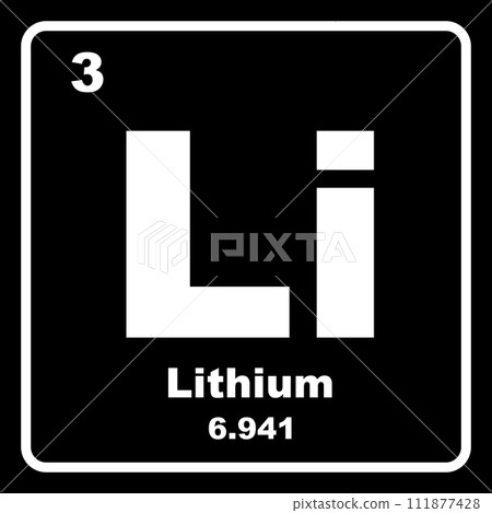 Lithium icon Lithium icon 111877428
