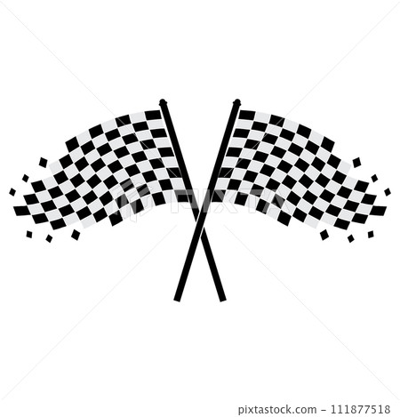 Race flag icon Race flag icon 111877518