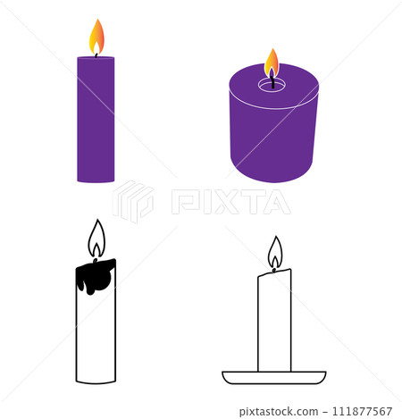 Candle icon 111877567