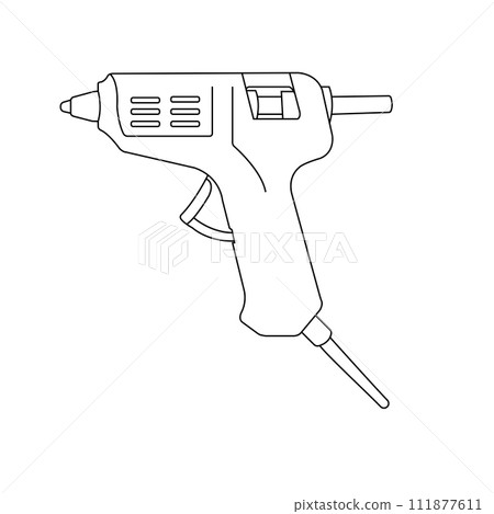Glue gun icon 111877611