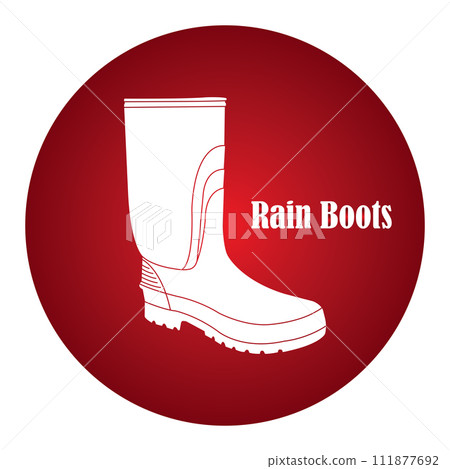 Rain boots icon Rain boots icon 111877692