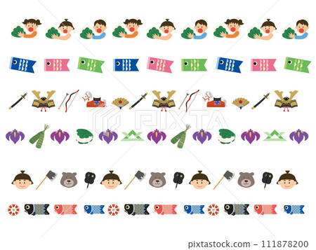 兒童節裝飾邊框套裝 111878200