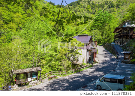 白骨溫泉資訊中心週邊，綠意盎然 111878381