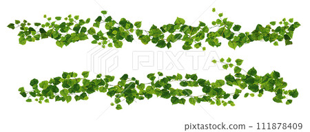 Vine decorative parts set material Vine decorative parts set material 111878409