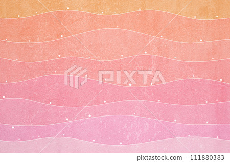 Wave pattern art background_Japanese modern texture 111880383