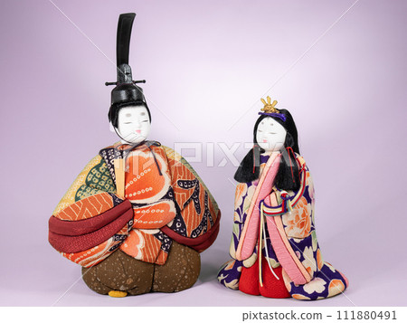 Hina dolls (Hina dolls and Dairi-sama) (Kimekomi dolls) 111880491