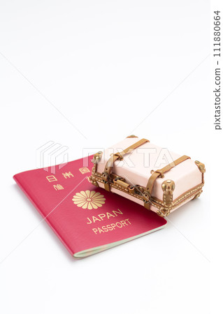Travel luggage trunk case and passport Travel luggage trunk case and passport 111880664
