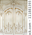 Carved gilded door in Baroque style 111881393
