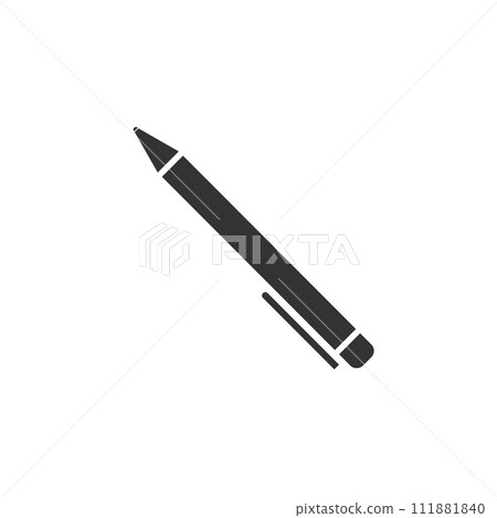 Pen icon flat 111881840
