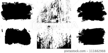 Black and white grunge. Distress overlay texture. Abstract surface dust and rough dirty wall background concept. Distress illustration simply place over object to create grunge effect. Vector EPS10. 111882988