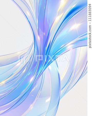 Transparent background hologram background material 111883094