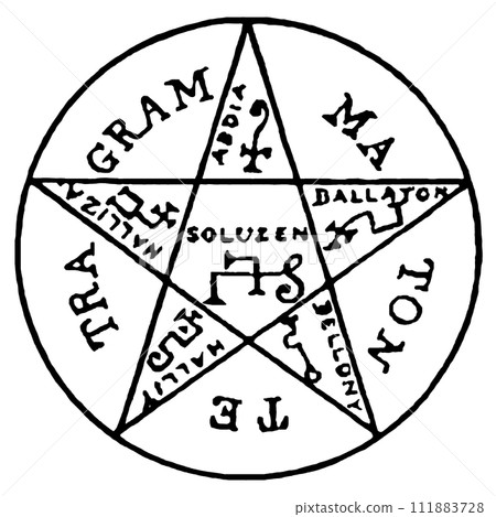 Lemegeton Solomon's Pentagram 111883728