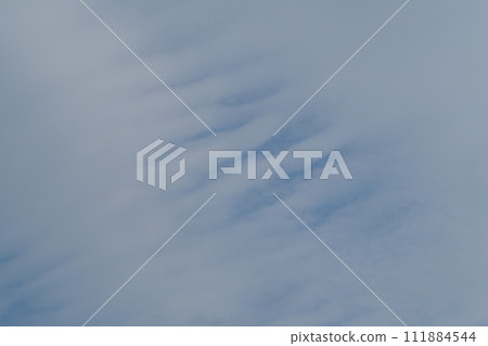 Strange white clouds spreading in the blue sky: anxiety 111884544