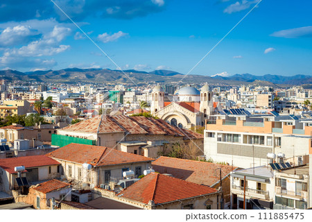 Limassol old town overview. Cyprus 111885475