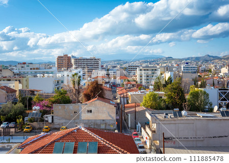Elevated view of Limassol cityscape. Cyprus Elevated view of Limassol cityscape. Cyprus 111885478