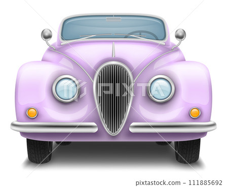 vintage car old retro obsolete transport vehicle vector illustration vintage car old retro obsolete transport vehicle vector illustration 111885692