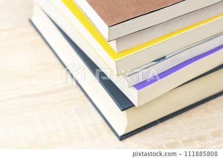 Book placed on the desk Book placed on the desk 111885808