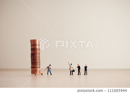Delivery of funds. Business and money concept Delivery of funds. Business and money concept 111885944