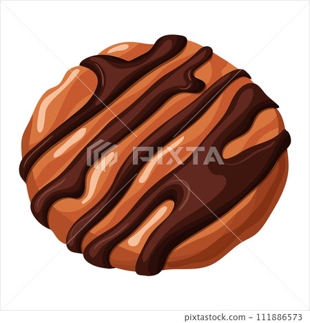 Cookies, confectionery. Vector illustration on a white background 111886573