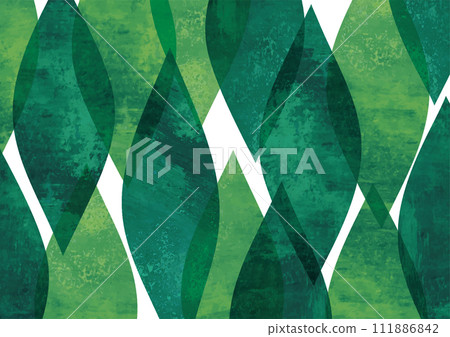 Forest-like watercolor leaf pattern 111886842
