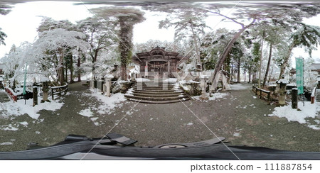 Yokoyama Fudoson’s snowy landscape VR Yokoyama Fudoson’s snowy landscape VR 111887854