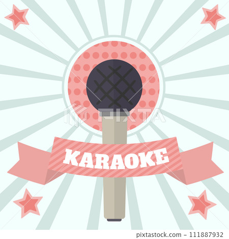 Color Karaoke Musuc Vector Illustration Color Karaoke Musuc Vector Illustration 111887932