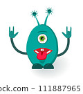 Vector Monster 111887965