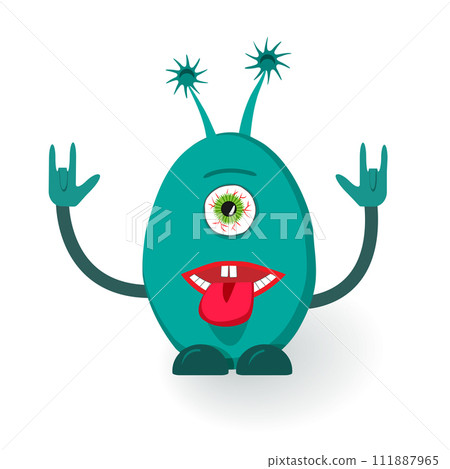 Vector Monster 111887965