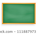 School Chalkboard (Blackboard) Illustration Isolated On White 111887973