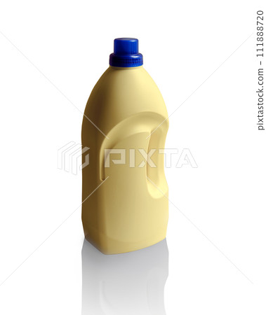 Bottle of dishwashing liquid isolated on white 111888720