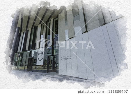 水彩風格 富山市 富山市玻璃美術館 TOYAMA Kirari 富山縣 富山市 水彩風格 富山市 富山市玻璃美術館 TOYAMA Kirari 富山縣 富山市 111889497