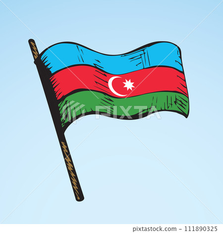 Flag. Vector drawing Flag. Vector drawing 111890325