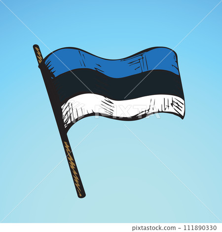 Flag. Vector drawing Flag. Vector drawing 111890330