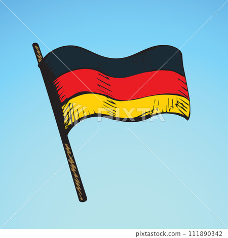 Flag. Vector drawing 111890342