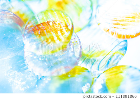 Ohajiki/Refreshing background material 111891866