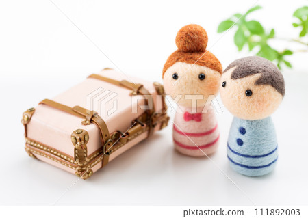 Travel bag trunk case and couple Travel bag trunk case and couple 111892003