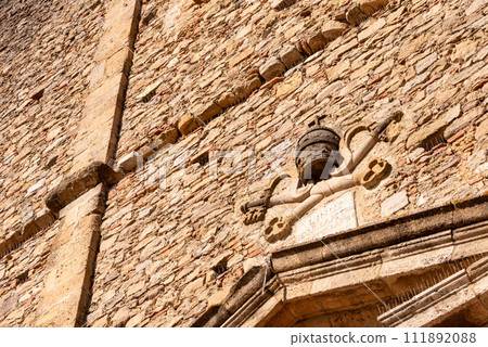 Facade of the church of Saints Just and Clement in Volterra Facade of the church of Saints Just and Clement in Volterra 111892088