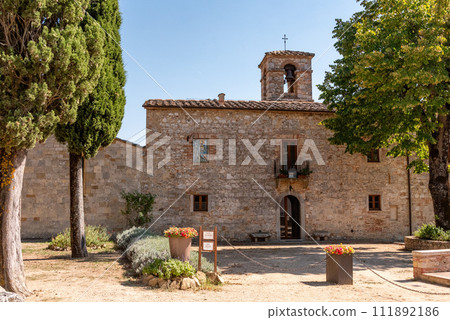 The old Romanesque monastery Santa Maria Assunta a Cellole 111892186
