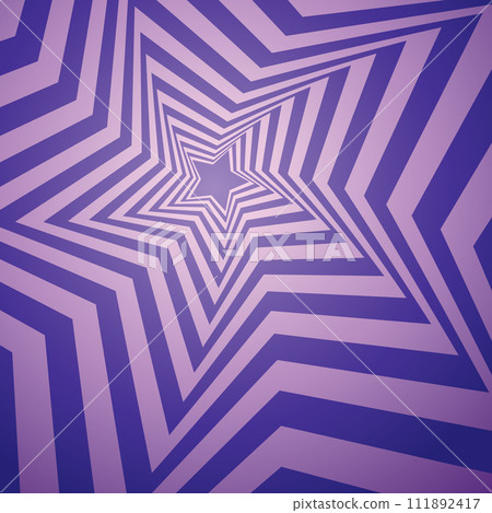 Glowing twirled Star 111892417