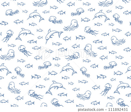 Fish. Vector drawing 111892431