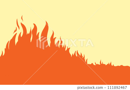 Bright fire. Vector drawing pattern Bright fire. Vector drawing pattern 111892467