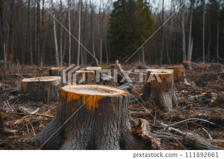 Bare Remnants: Signs of Forest Destruction 111892661