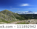 Mt. Akusawa and Mt. Fuji in midsummer 111892942