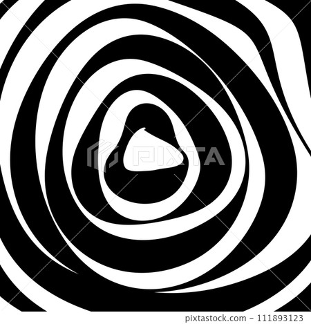 Swirl hypnotic black and white spiral background Swirl hypnotic black and white spiral background 111893123