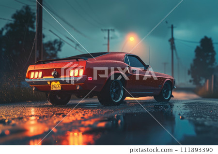 Old-School Wheels: Retro Elegance 111893390