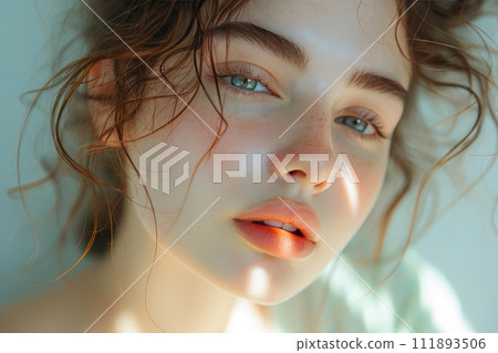 Fatigued Woman with a Hint of Mint Fatigued Woman with a Hint of Mint 111893506